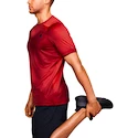 Under Armour HG Rush Fitted SS gedruckt rot