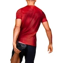 Under Armour HG Rush Fitted SS gedruckt rot