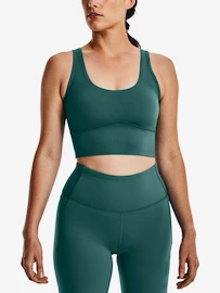 Under Armour Meridian Fitted Crop Tank-GRN
