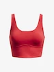 Under Armour Meridian Fitted Crop Tank-RED