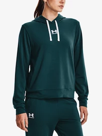 Under Armour Rival Terry Hoodie-GRN