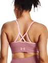 Under Armour UA nahtlose niedrige lange Rippe BH-PNK