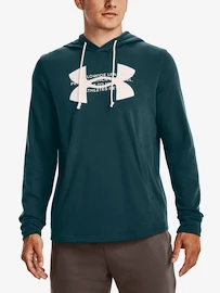 Under Armour UA Rival Terry Logo Hoodie-GRN
