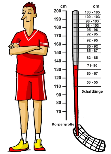 Die richtige Größe des Floorballschlägers