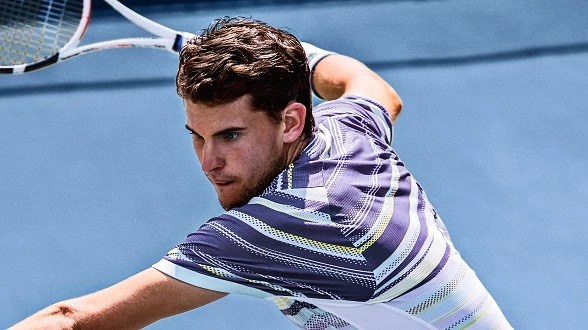 Dominic Thiem und die neue Bekleidung Adidas