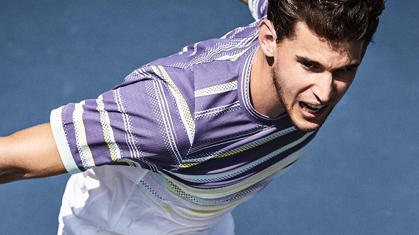 Dominic Thiem und die neue Bekleidung Adidas