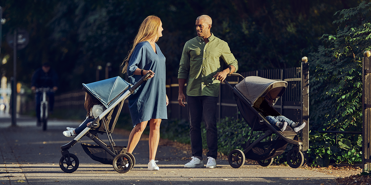 Kinderwagen Thule Spring schaffen auch unbefestigte Wege