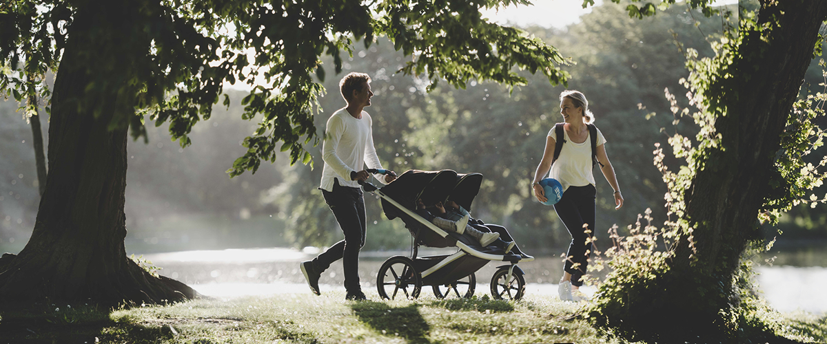 Kinderwagen Thule Urban Glide 2 sind auch für Zwillinge geeignet