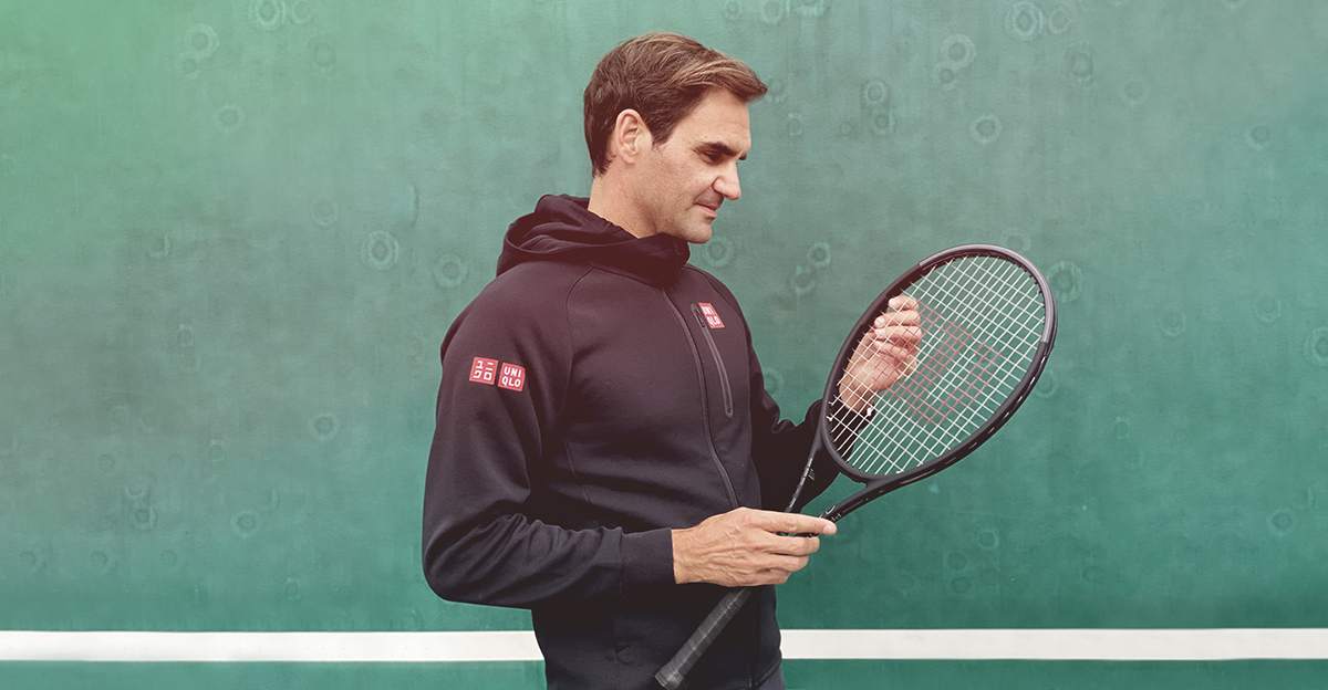 Roger Federer mit Wilson Pro Staff RF 97 v13.0