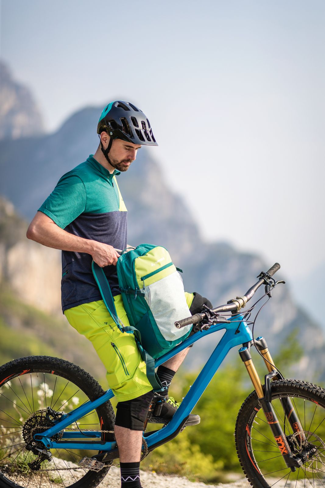 VAUDE Ledro Cycling Shorts Dusty Moss