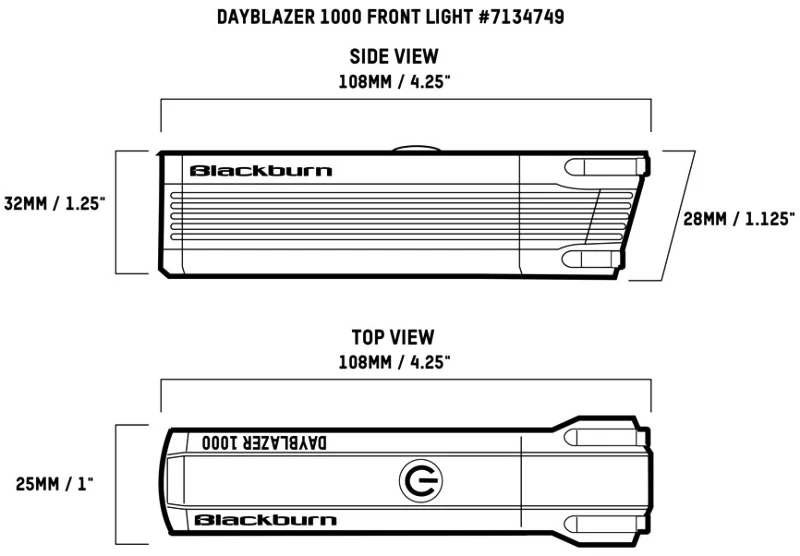 dayblazer 1000 Abmessungen