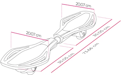 Waveboard Street Surfing Mini SL Blocks