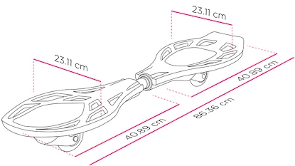 Waveboard Street Surfing Wave LX Snake Pit