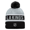 Wintermütze Fanatics  Authentic Pro Game & Train Cuffed Pom Knit Los Angeles Kings