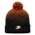 Wintermütze Fanatics  Iconic Gradiant Beanie Cuff with Pom Anaheim Ducks