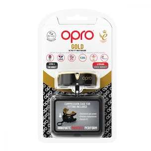 Zahnschutz Opro  GOLD Black/Gold Senior