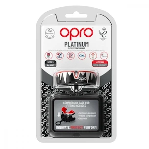 Zahnschutz Opro  PLATINUM Black/Red/White Senior