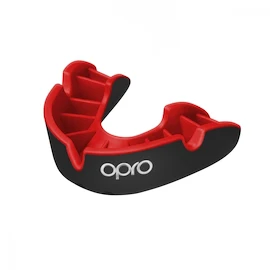 Zahnschutz Opro SILVER Black/Red Senior