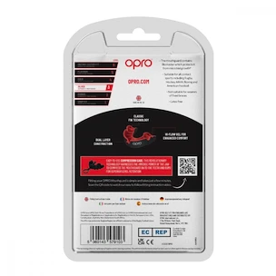 Zahnschutz Opro  SILVER Black/Red Senior