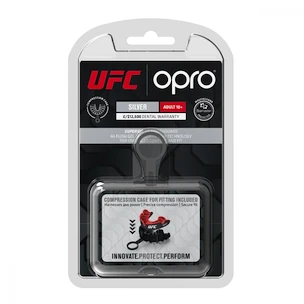 Zahnschutz Opro  SILVER UFC Black/Red Senior
